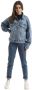 Levi's 90S Trucker Soft As Butter Mid Blue Dames - Thumbnail 14