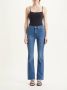 Levi's 712 high waist slim fit jeans medium blue denim - Thumbnail 9