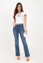 Levi's 712 high waist slim fit jeans medium blue denim - Thumbnail 9