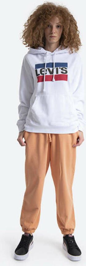 Levi's Graphic Standard Hoodie 18487-0058 Sweatshirt Wit Dames