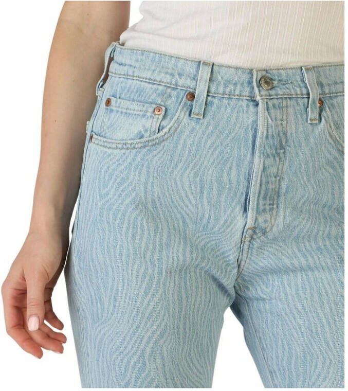 Levi's Jeans 501_crop Blauw Dames