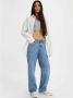 Levi's Straight fit mid rise jeans van katoen model '501' 'Water - Thumbnail 5
