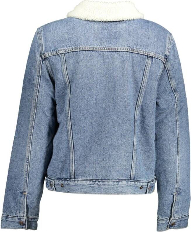 Levi's Light Blue Jackets Coat Blauw Dames