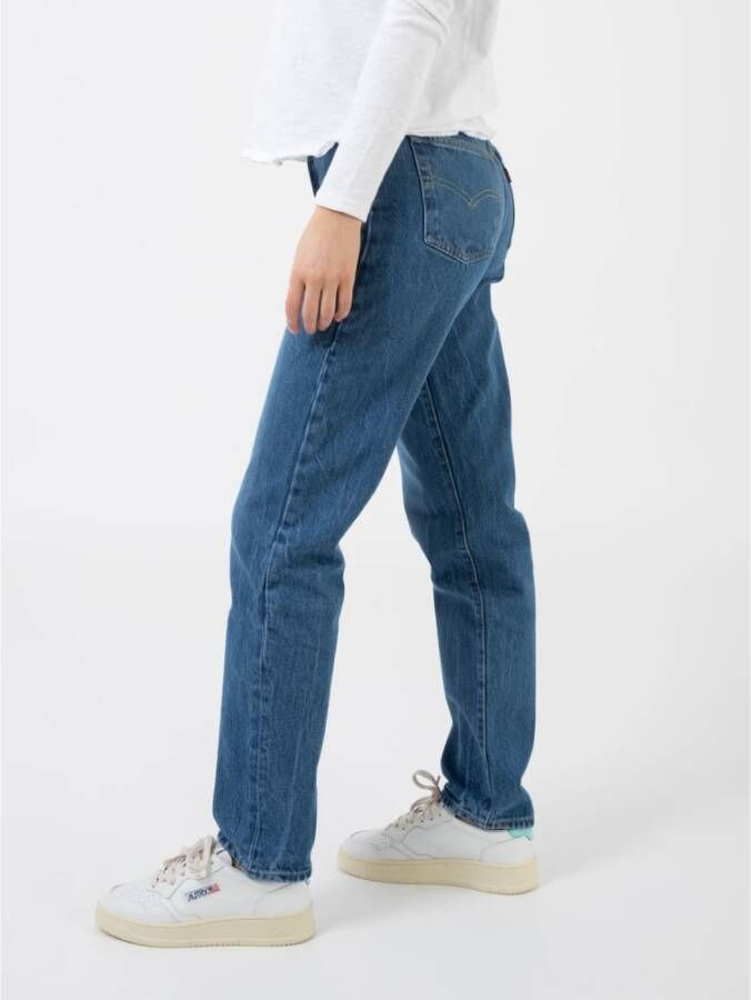 Levi's Ruimvallende spijkerbroek Blauw Dames