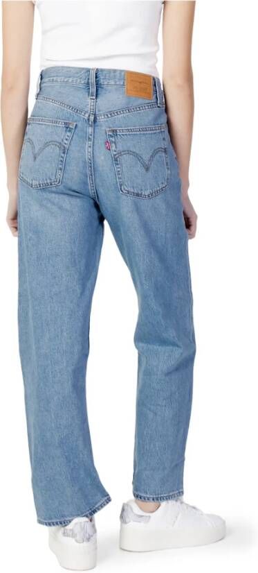 Levi's Rechte spijkerbroek Blauw Dames