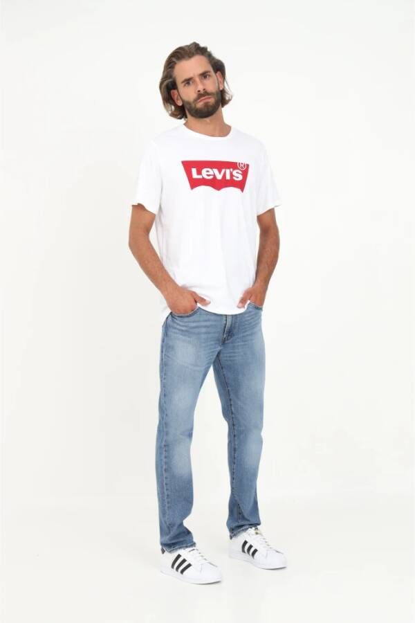 Levi's Rechte spijkerbroek Blauw Heren