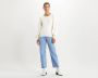 Levi's Straight fit mid rise jeans van katoen model '501' 'Water - Thumbnail 9
