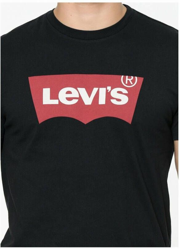 Levi's Shirts met korte mouwen Zwart Heren