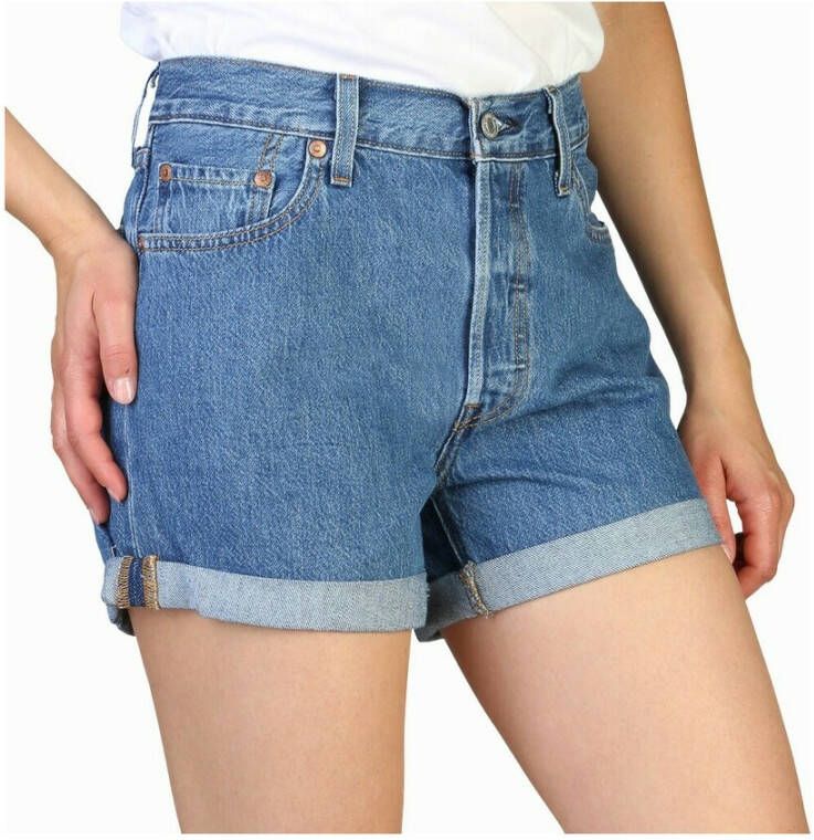 Levi's Shorts 501_29961 Blauw Dames