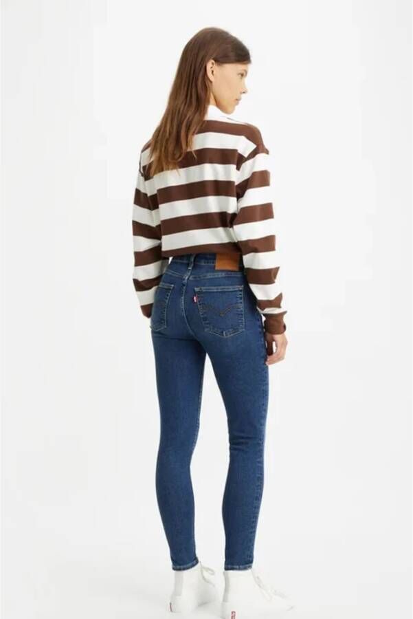 Levi's High Rise Skinny Jeans Blauw Dames