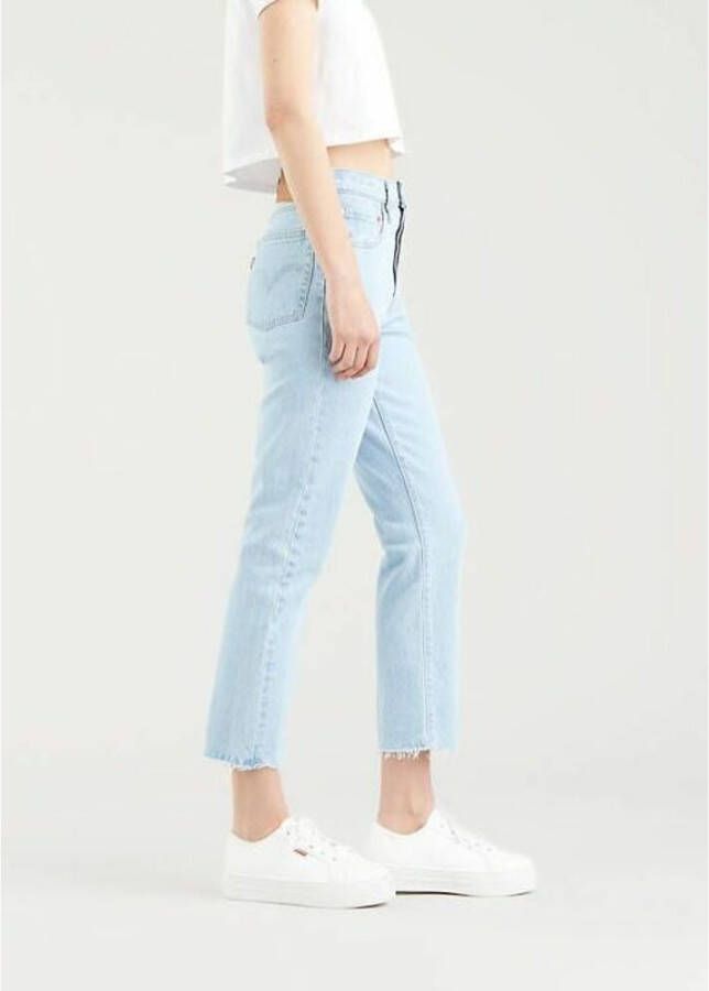 Levi's Slim-fit Jeans Blauw Dames