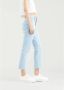 Levi's Blauwe effen dames jeans met ritssluiting en knoopsluiting Blue Dames - Thumbnail 11