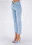Levi's Blauwe Katoenen 5-Pocket Jeans voor Vrouwen Blue Dames - Thumbnail 6