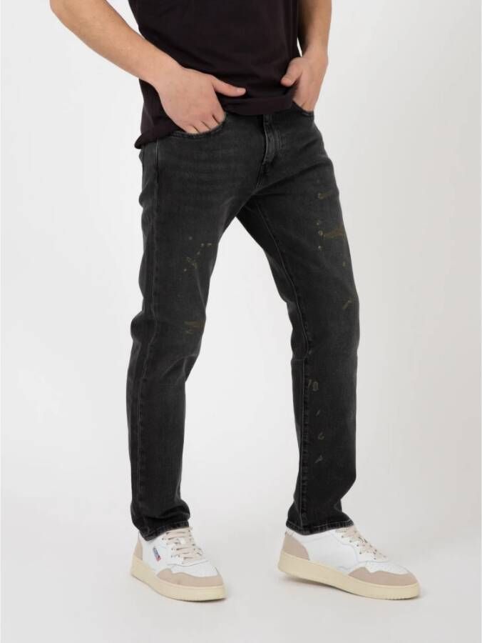 Levi's Slimfit-jeans Zwart Heren