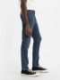 Levi's Indigo Blauwe Low-Rise Slim-Fit Jeans Blue Heren - Thumbnail 3