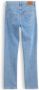 Levi's 724 high waist straight fit jeans light indigo worn in - Thumbnail 8