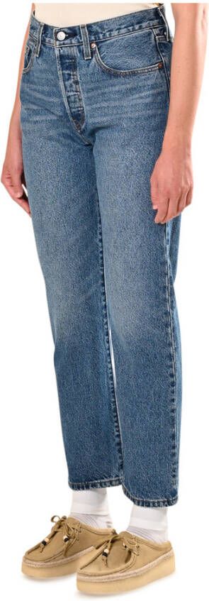 Levi's Rechte spijkerbroek Blauw Dames