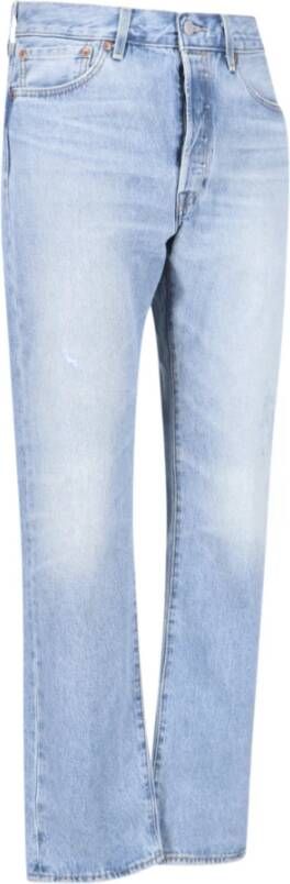 Levi's Straight Jeans Blauw Heren