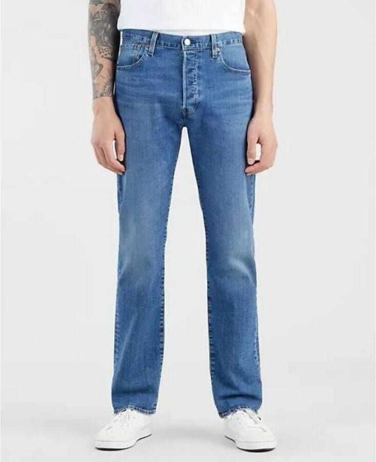 Levi's Rechte jeans Blauw Heren