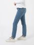 Levi's Blauwe effen dames jeans met ritssluiting en knoopsluiting Blue Dames - Thumbnail 14
