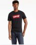 Levi's Iconisch Katoenen T-Shirt Zwart Rechte Pasvorm Korte Mouwen Black Heren - Thumbnail 8