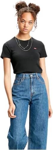 Levi's t-shirt Zwart Dames