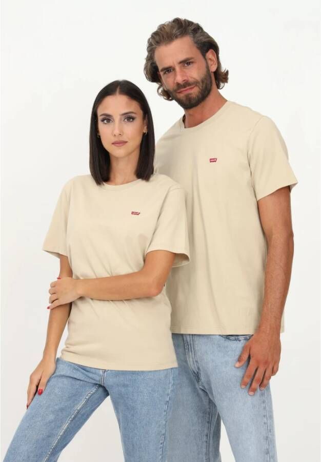 Levi's T-shirts Beige Unisex