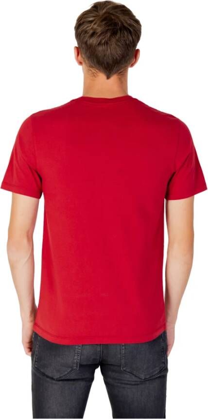 Levi's T-Shirts Rood Heren