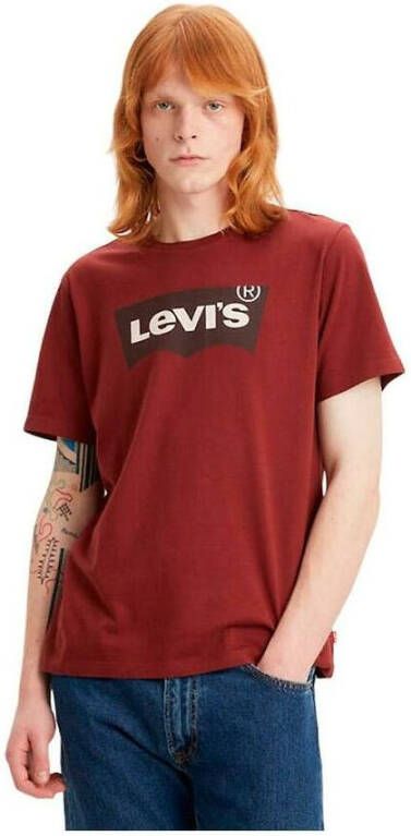 Levi's T-shirts Rood Heren