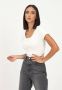 Levi's Chique Witte Geknoopte Tee met Wijde Halslijn White Dames - Thumbnail 4