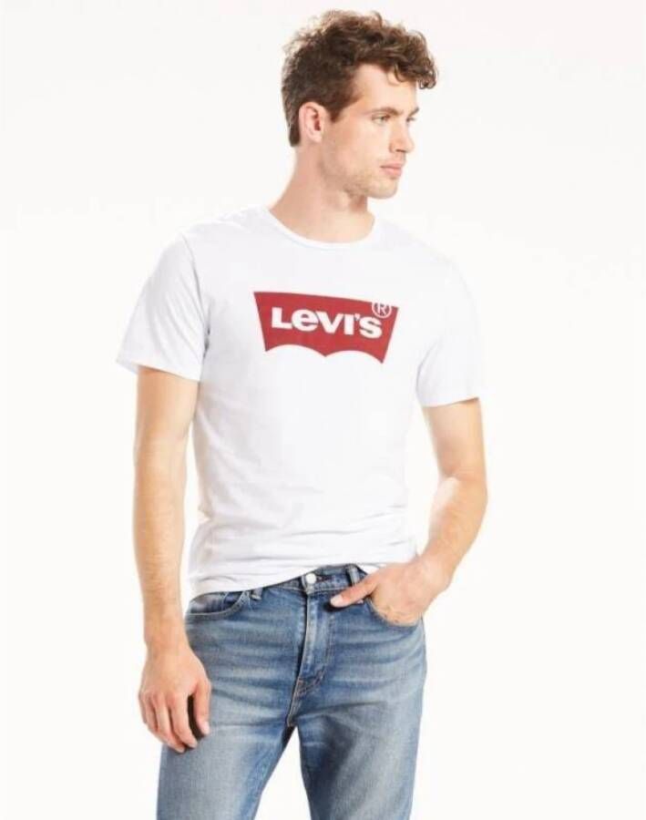Levi's T-shirts Wit Heren