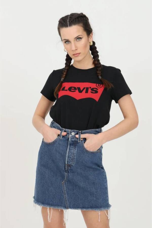 Levi's T-shirt Zwart Dames