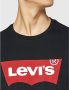 Levi's Iconisch Katoenen T-Shirt Zwart Rechte Pasvorm Korte Mouwen Black Heren - Thumbnail 13