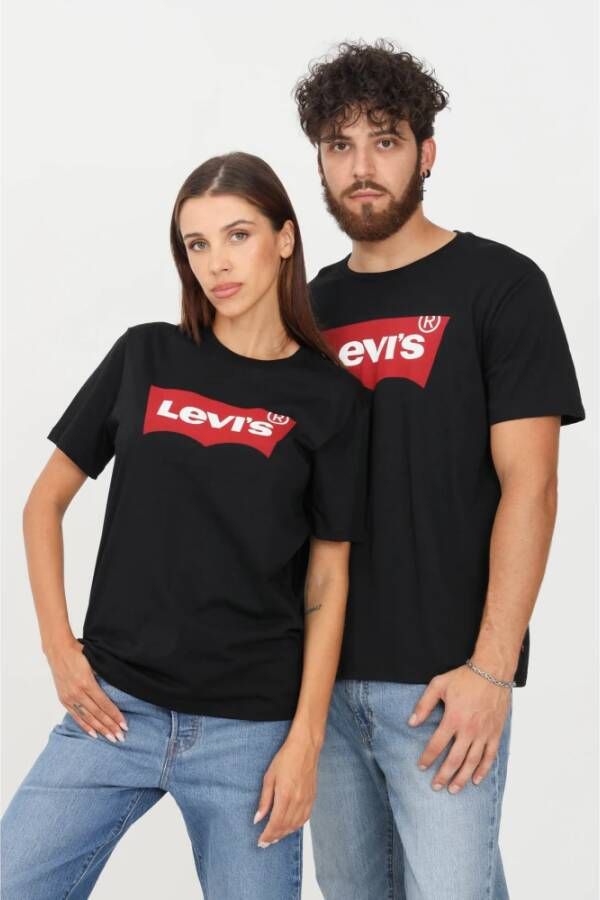 Levi's T-shirt Zwart Unisex