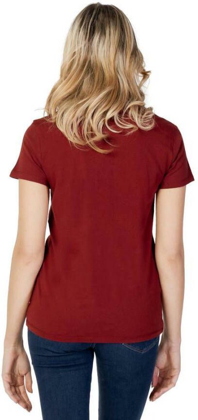 Levi's T-shirt Rood Dames