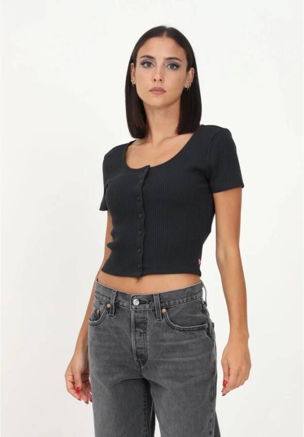 Levi's Vesten Zwart Dames