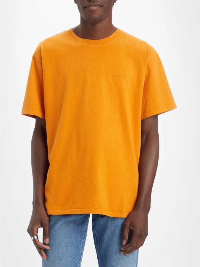 Levi's Vintage Heren T-shirt in Oranje Heren