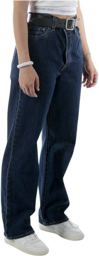 Levi's Wide Jeans Blauw Dames