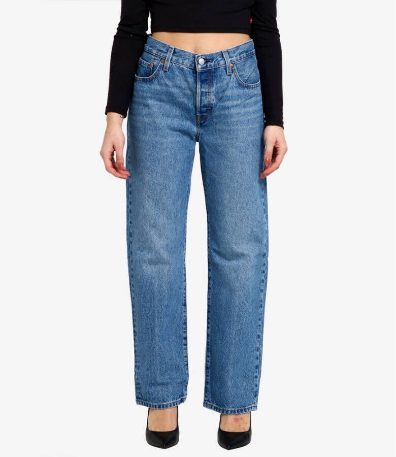 Levi's Wijde spijkerbroek Blauw Dames