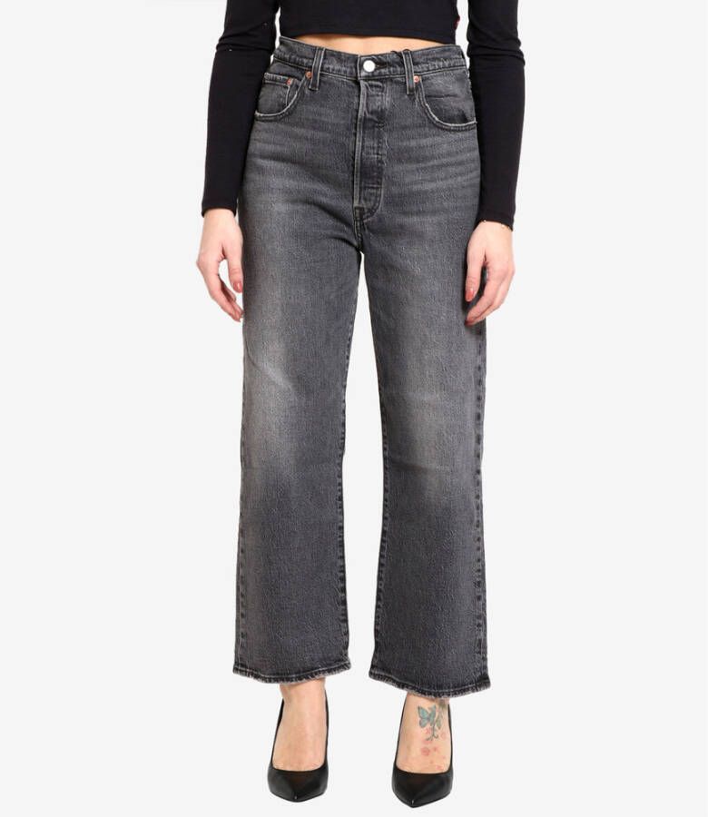 Levi's Wijde spijkerbroek Grijs Dames