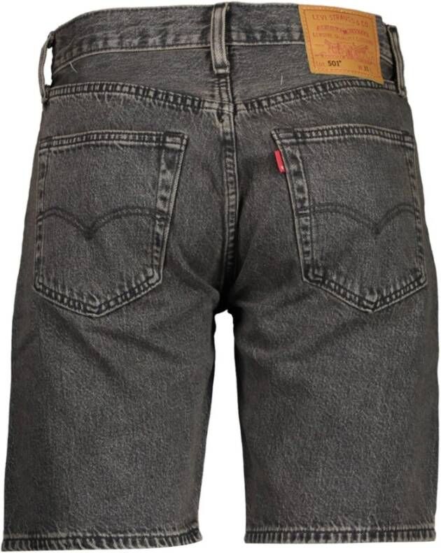 Levi's Zwarte Jeans Shorts voor Heren 501 Zwart Heren