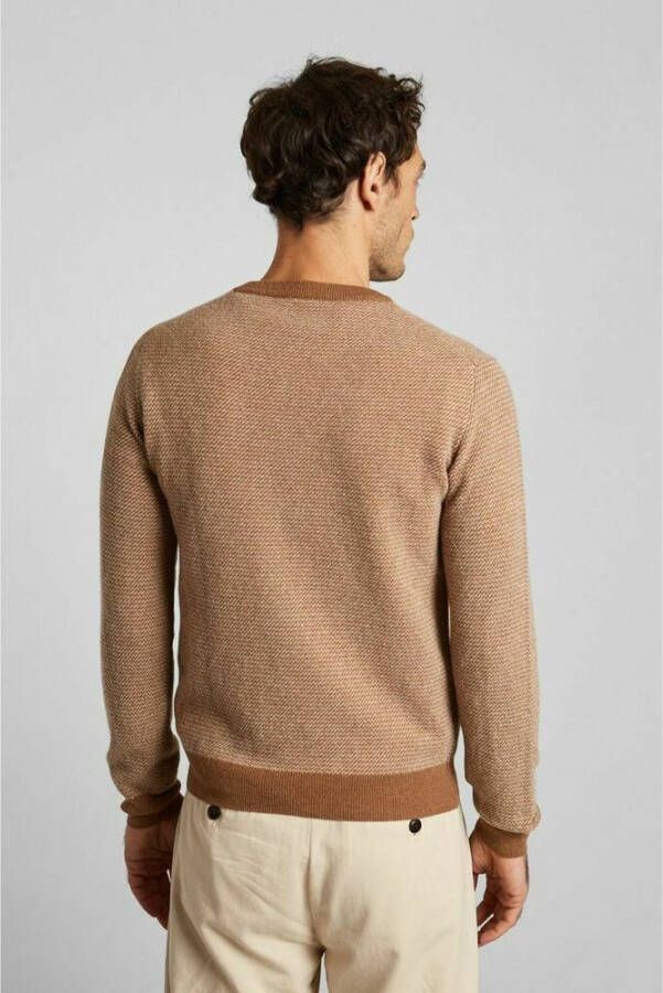 L'Exception Paris Gerecyclede wollen jacquard trui Beige Heren