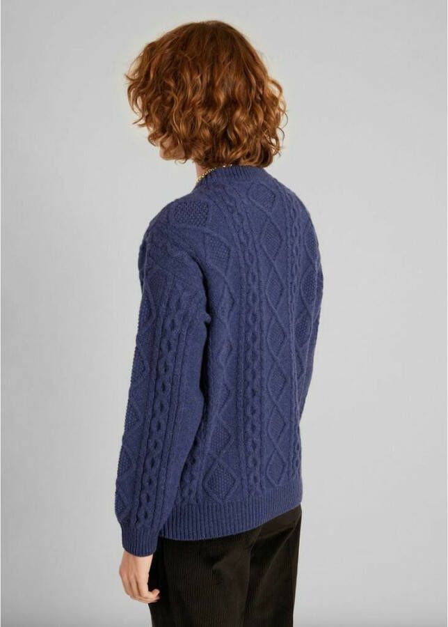 L'Exception Paris Ronde hals gekweek Blauw Dames