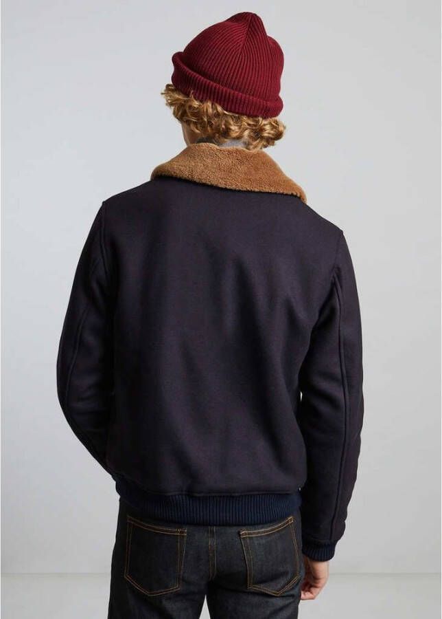 L'Exception Paris Maagdelijk wollen vliegerjas Blauw Heren