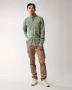 Lexington Normaal Overhemd Groen Heren - Thumbnail 2
