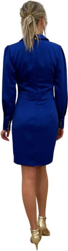 Linea Raffaelli Gelegenheid Dres Blauw Dames