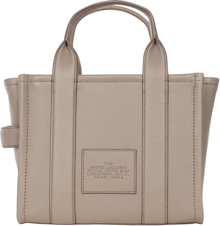 Marc Jacobs The Leather Tote kleine shopper Grijs - Foto 10