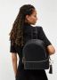 Liu Jo Logo Rugzak Axx025 E0086 Black Dames - Thumbnail 3