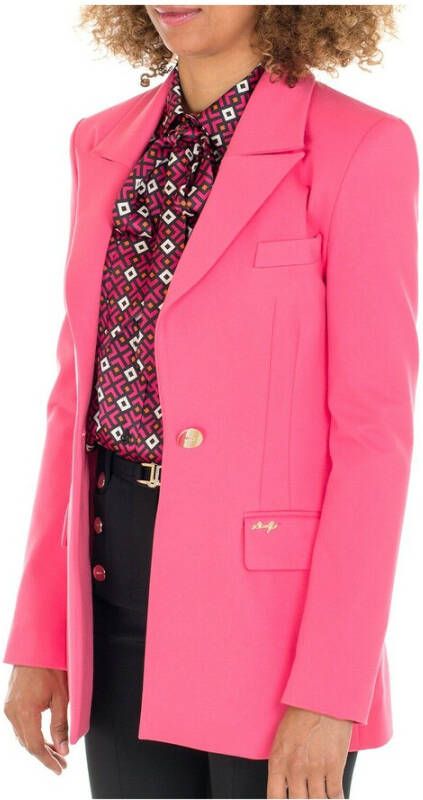 Liu Jo Stijlvolle Blazers voor Vrouwen Roze Dames