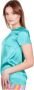 Liu Jo Collectie 1 Dames T-shirt met Korte Mouwen Blauw Dames - Thumbnail 4